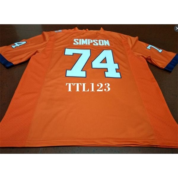 3421 clemson tigers #74 john simpson orange white college jersey or custom any name or number jersey, Black
3421 clemson tigers #74 john simpson orange white college jersey or custom any name or number jersey, Black