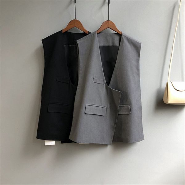 côté fendu conception gilet femmes sans manches veste 2020 nouveau coréen décontracté cardigan bureau dame gilet grande taille vêtements cou, Black;pink
côté fendu conception gilet femmes sans manches veste 2020 nouveau coréen décontracté cardigan bureau dame gilet grande taille vêtements cou, Black;pink