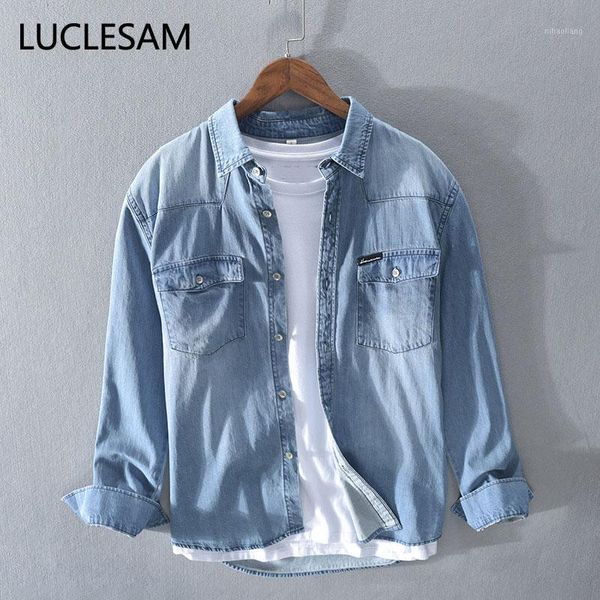 men's casual shirts designer mens cotton denim streetwear fashion shirt for men vintage solid male jeans camisas para hombre1, White;black
men's casual shirts designer mens cotton denim streetwear fashion shirt for men vintage solid male jeans camisas para hombre1, White;black