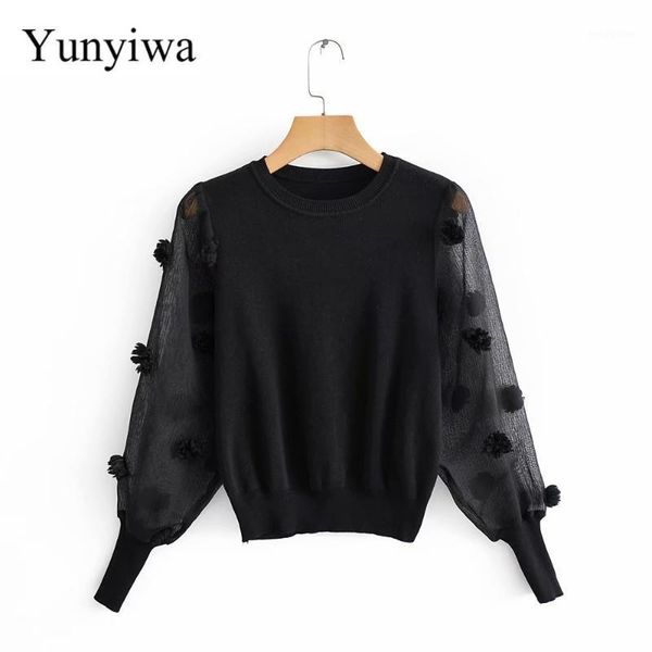 spring women o neck translucent sleeve patchwork black thin sweater ladies elegant appliques casual sweaters femininas 1, White;black
spring women o neck translucent sleeve patchwork black thin sweater ladies elegant appliques casual sweaters femininas 1, White;black