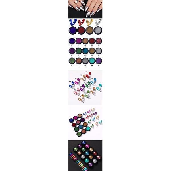 2pcs/set glitter mirror nail powder sequins colorful gold silver pink metal effect nail glitter dust solid sequins de jllgbo, Silver;gold
2pcs/set glitter mirror nail powder sequins colorful gold silver pink metal effect nail glitter dust solid sequins de jllgbo, Silver;gold