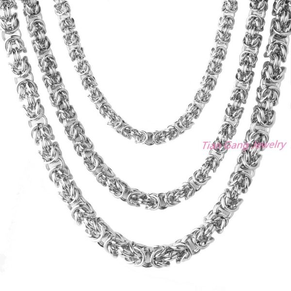 6/8/10mm wide 16-40 inch round box silver color stainless steel necklace mens boys chain jewelry ing, Black
6/8/10mm wide 16-40 inch round box silver color stainless steel necklace mens boys chain jewelry ing, Black