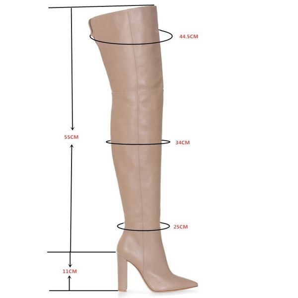 european and american thick heels fashion boots pointed toe side zipper high tube women's boots foreign trade block heels boots 201125, Black
european and american thick heels fashion boots pointed toe side zipper high tube women's boots foreign trade block heels boots 201125, Black