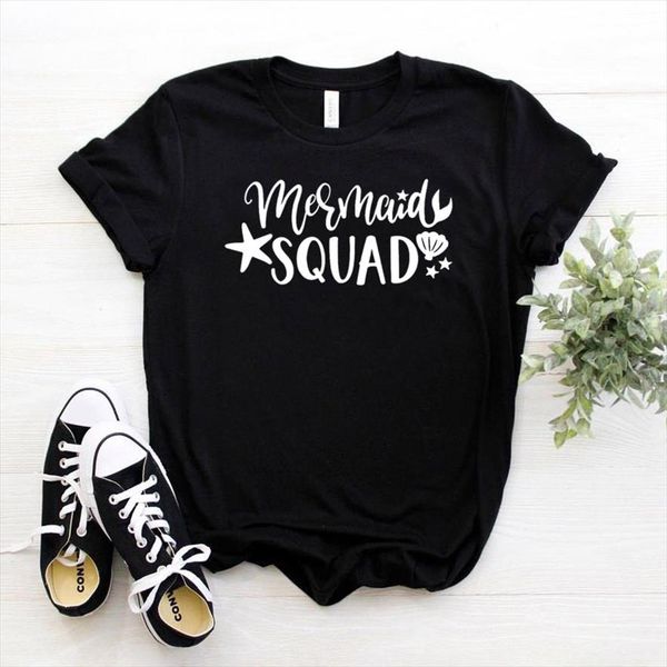 mermaid squad print women tshirt cotton hipster funny t shirt gift lady yong girl tee drop ship zy 405, White
mermaid squad print women tshirt cotton hipster funny t shirt gift lady yong girl tee drop ship zy 405, White