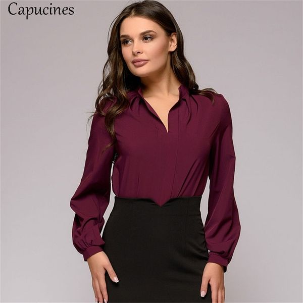 capucines spring autumn stand collar pleated shirt women elegant solid long sleeve shirts ladies casual blouses vintage lj200812, White
capucines spring autumn stand collar pleated shirt women elegant solid long sleeve shirts ladies casual blouses vintage lj200812, White
