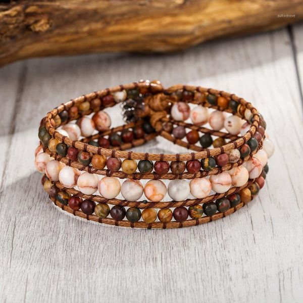 2020 new coming women natural stone energy bead wrap cuff statement bracelet for gift1, Golden;silver
2020 new coming women natural stone energy bead wrap cuff statement bracelet for gift1, Golden;silver