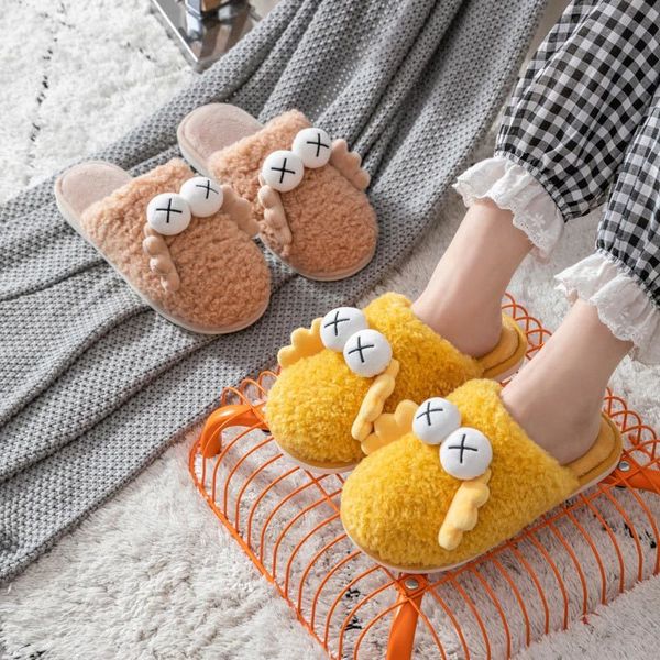 women cartoon big eyes winter cotton slippers indoor house cute lady flat shoes soft sole warm plush female flock y1202, Black
women cartoon big eyes winter cotton slippers indoor house cute lady flat shoes soft sole warm plush female flock y1202, Black