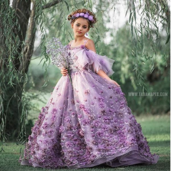 purple flower girl dresses for wedding spaghetti straps 3d floral appliqued little kids pageant gowns a line vestidos de desfile, White;blue
purple flower girl dresses for wedding spaghetti straps 3d floral appliqued little kids pageant gowns a line vestidos de desfile, White;blue