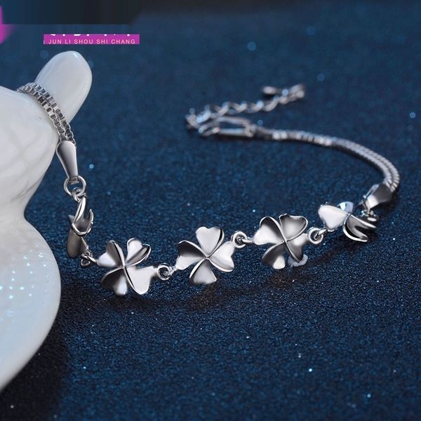 zi3et silver jewelry 925 sterling bracelet simple women for and versatile student clover silver braceletfriend gift clover bracelet bszc, Golden;silver
zi3et silver jewelry 925 sterling bracelet simple women for and versatile student clover silver braceletfriend gift clover bracelet bszc, Golden;silver