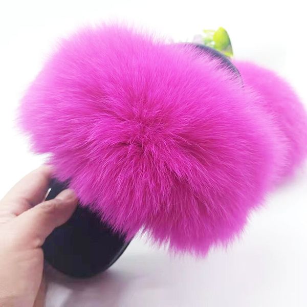 child real fox fur slippers women fur slides ladies furry home slippers girls house fluffy sandals boys indoor flat shoes woman, Black
child real fox fur slippers women fur slides ladies furry home slippers girls house fluffy sandals boys indoor flat shoes woman, Black