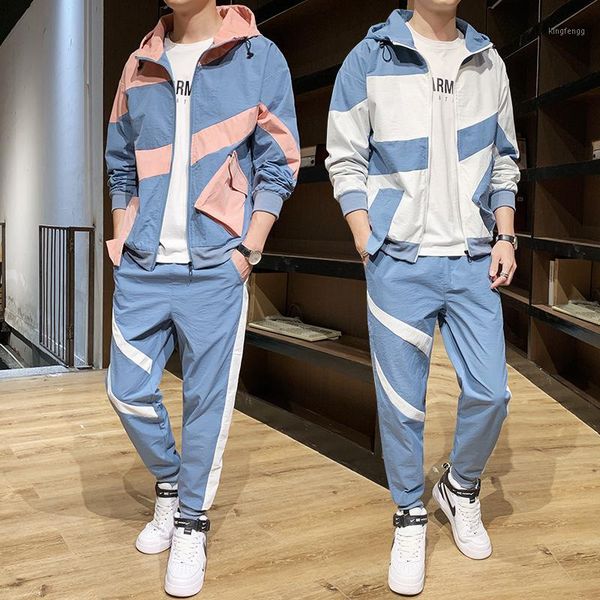 mens hoodie suit 2020 autumn men's jacket and harem pants loose patchwork hip hop tracksuit men korean style sweatpants jacket1, Gray
mens hoodie suit 2020 autumn men's jacket and harem pants loose patchwork hip hop tracksuit men korean style sweatpants jacket1, Gray