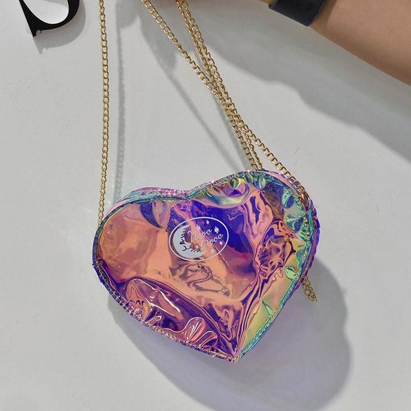 fashion summer women shoulder bags pu leather laser metal chain beach bag heart shape ladies girls casual crossbody bag bolsas
fashion summer women shoulder bags pu leather laser metal chain beach bag heart shape ladies girls casual crossbody bag bolsas