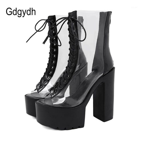boots gdgydh pvc transparent gladiator women open toe ankle high heel black white wedding shoes bride wholesale1
boots gdgydh pvc transparent gladiator women open toe ankle high heel black white wedding shoes bride wholesale1