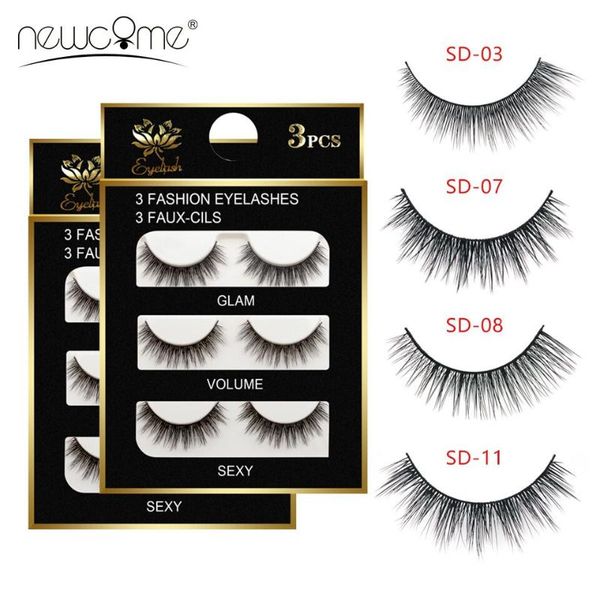 false eyelashes come 3 pairs/set 3d full strip fake eye lashes thick cross eyelash extension makeup tools
false eyelashes come 3 pairs/set 3d full strip fake eye lashes thick cross eyelash extension makeup tools