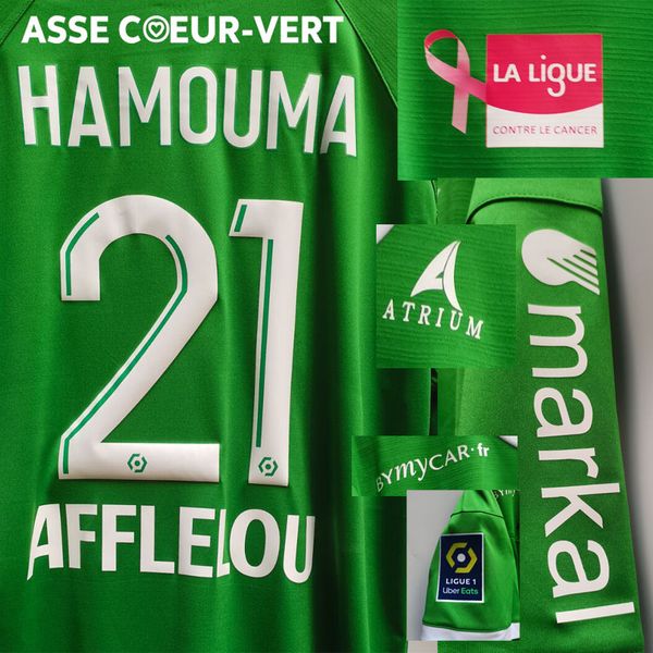 2020-2021 hamouma maillot with la ligue contre le cancer bouanga aouchiche macon with all sponsor shirt american college football, Black
2020-2021 hamouma maillot with la ligue contre le cancer bouanga aouchiche macon with all sponsor shirt american college football, Black