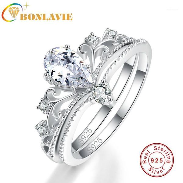 cluster rings 100% s925 sterling silver ring 2pcs water drop clear crystal crown set classic fine jewelry women party gift1, Golden;silver
cluster rings 100% s925 sterling silver ring 2pcs water drop clear crystal crown set classic fine jewelry women party gift1, Golden;silver