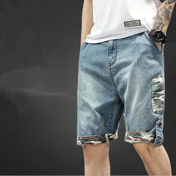 summer mens retro cargo denim shorts vintage acid washed faded short jeans for men, Blue
summer mens retro cargo denim shorts vintage acid washed faded short jeans for men, Blue