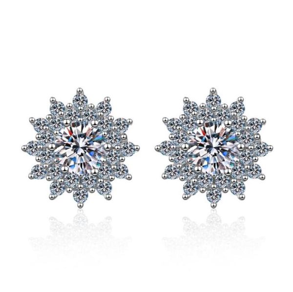 anziw 925 sterling silver round cut moissanite diamondsun flower stud earrings for women stud earrings wedding jewery, Golden;silver
anziw 925 sterling silver round cut moissanite diamondsun flower stud earrings for women stud earrings wedding jewery, Golden;silver