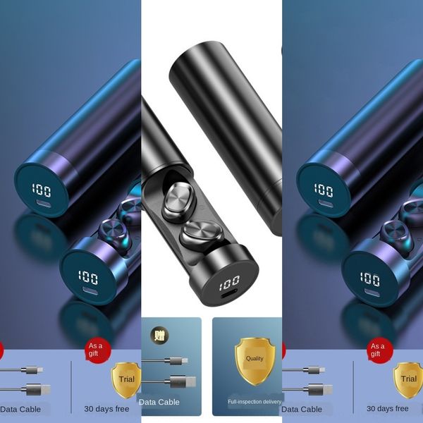 r9wo x-18s tws true wireless bluetooth headset sports running headset, charging ears 4.2 ps, earbuds, compartment tws mini