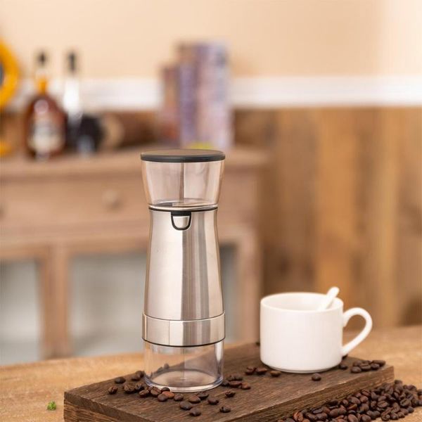usb electric coffee grinder stainless steel adjustable professional coffee bean mill machine kitchen tools with brush
usb electric coffee grinder stainless steel adjustable professional coffee bean mill machine kitchen tools with brush