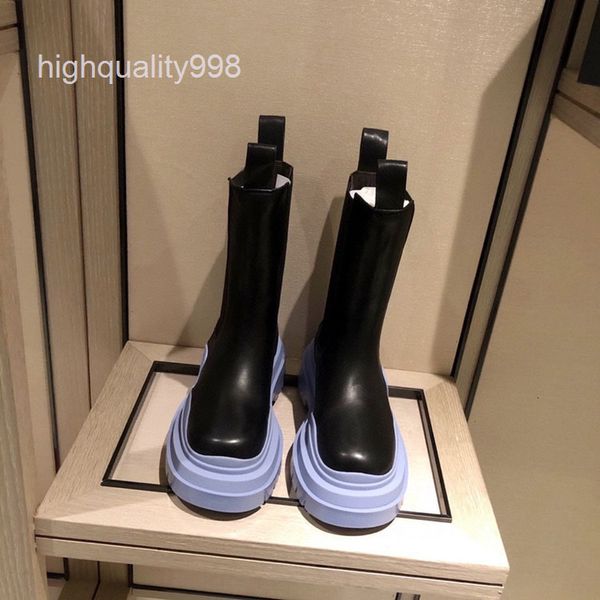 boots high end european avocado green short boots british style leather big head chelsea thick soled women's, Black
boots high end european avocado green short boots british style leather big head chelsea thick soled women's, Black