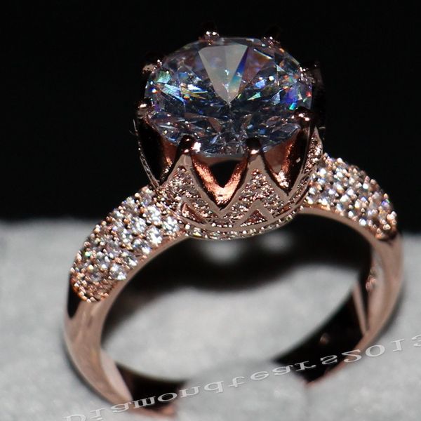 Victoria Wieck Luxury Jewelry 8ct Solitaire 11mm white sapphire Simulated Diamond Wedding Rose gold Crown Band Women Rings gift Size 5-11
Victoria Wieck Luxury Jewelry 8ct Solitaire 11mm white sapphire Simulated Diamond Wedding Rose gold Crown Band Women Rings gift Size 5-11