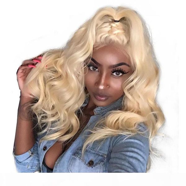 long blonde human hair wig lace front for black women glueless body wave 613 blonde full lace wigs human hair, Black;brown
long blonde human hair wig lace front for black women glueless body wave 613 blonde full lace wigs human hair, Black;brown