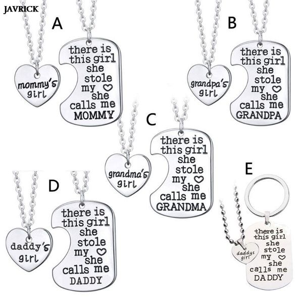 2pcs father daughter gift these girls stole my heart they call me daddy keychain set heart puzzle daughter dad necklace, Golden;silver
2pcs father daughter gift these girls stole my heart they call me daddy keychain set heart puzzle daughter dad necklace, Golden;silver