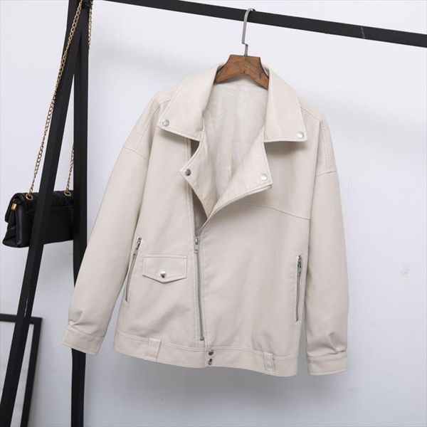 faux pu leather jacket for women casual plus size loose outwear motorcycle biker punk streetwear jackets coat female, Black
faux pu leather jacket for women casual plus size loose outwear motorcycle biker punk streetwear jackets coat female, Black