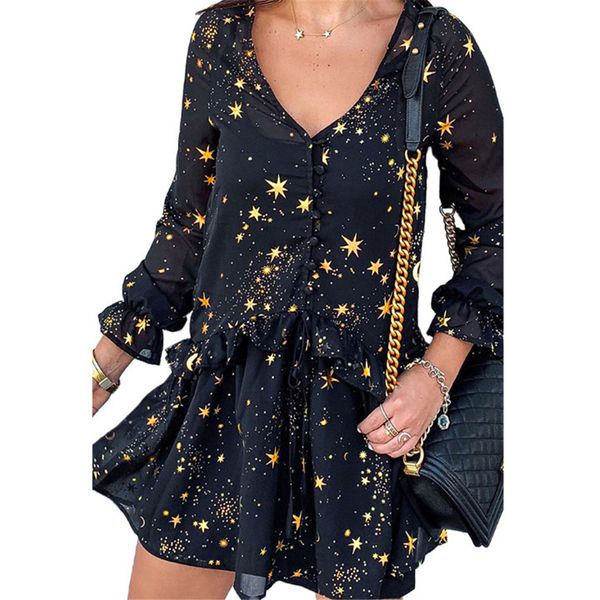 2021 new autumn and winter new leisure long sleeves starboard cleavage button of print plus size dress jaxp, Black;gray
2021 new autumn and winter new leisure long sleeves starboard cleavage button of print plus size dress jaxp, Black;gray