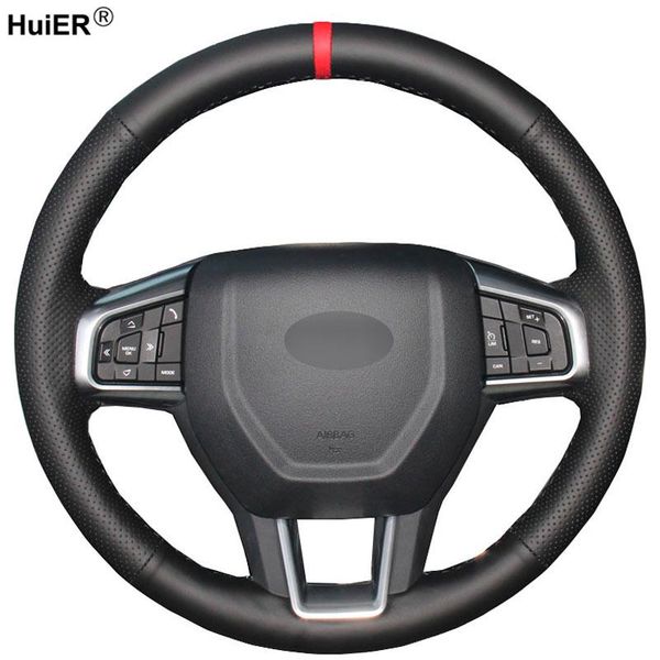 huier hand sewing car steering wheel cover red marker for discovery sport 2020 2020 automobile protector
huier hand sewing car steering wheel cover red marker for discovery sport 2020 2020 automobile protector