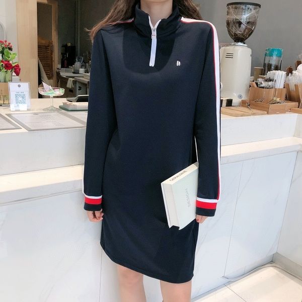 20 autumn new autumn long sleeve zipper stand collar simple dresszipper dress fashion dress women's counter 3dhpc, Black;gray
20 autumn new autumn long sleeve zipper stand collar simple dresszipper dress fashion dress women's counter 3dhpc, Black;gray
