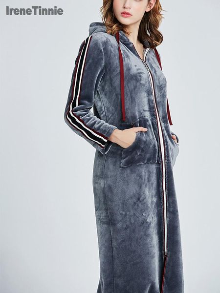 women's sleepwear winter warm robe women v-neck kimono bathrobe gown with zipper comfortable loose home clothing negligee, Black;red
women's sleepwear winter warm robe women v-neck kimono bathrobe gown with zipper comfortable loose home clothing negligee, Black;red