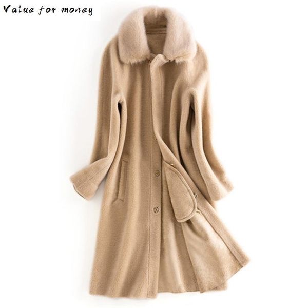 natural winter fur coat women clothes 2021 korean long vintage sheep shearing jacket real collar wool coat hiver 01806, Black
natural winter fur coat women clothes 2021 korean long vintage sheep shearing jacket real collar wool coat hiver 01806, Black