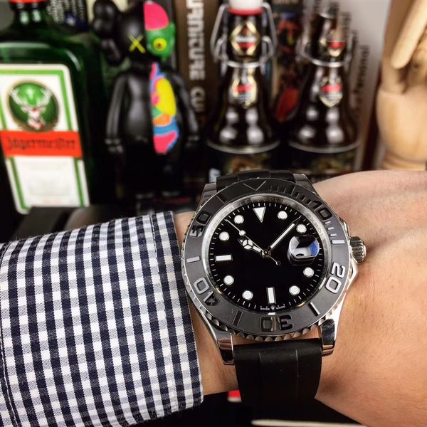 u1 waterproof watch yacht m22659 40mm black ceramic ring automatic mechanical rubber strap sapphire luxury mens watches, Slivery;brown
u1 waterproof watch yacht m22659 40mm black ceramic ring automatic mechanical rubber strap sapphire luxury mens watches, Slivery;brown