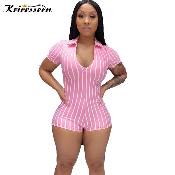 kricesseen short sleeve striped skinny short jumpsuit women deep v neck one piece rompers party clubwear playsuit overalls y200422, Black;white
kricesseen short sleeve striped skinny short jumpsuit women deep v neck one piece rompers party clubwear playsuit overalls y200422, Black;white