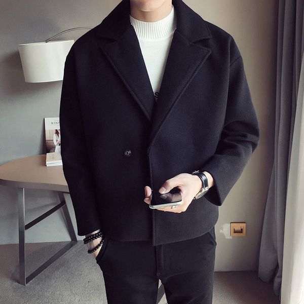 2020 winter men's fashion snow jackets cashmere short style wool trench woolen blends military coats 3 color outerwear m- lj201110, Black
2020 winter men's fashion snow jackets cashmere short style wool trench woolen blends military coats 3 color outerwear m- lj201110, Black