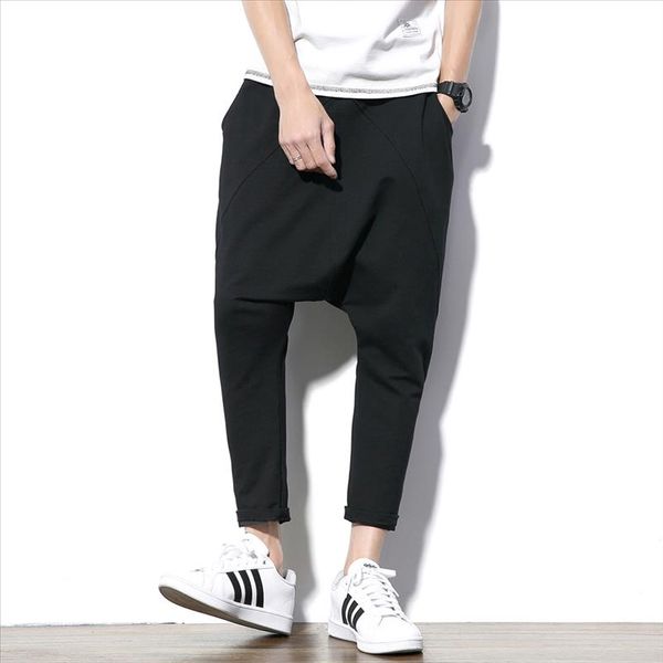 fashion harem pants men cross pants baggy loose black sweatpants hip hop pantalon homme casual mens trousers joggers pants male 
fashion harem pants men cross pants baggy loose black sweatpants hip hop pantalon homme casual mens trousers joggers pants male