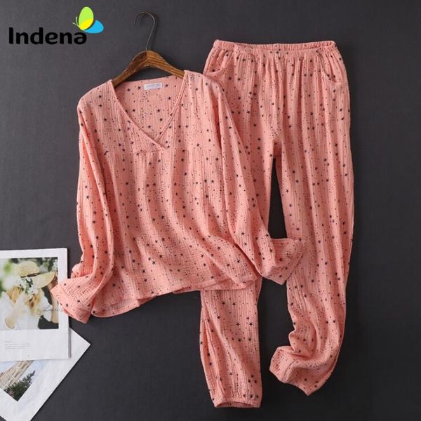 pink pajamas for women sleepwear women cotton nightwear long-sleeved trousers sleep home clothes sets 201027, Black;red
pink pajamas for women sleepwear women cotton nightwear long-sleeved trousers sleep home clothes sets 201027, Black;red