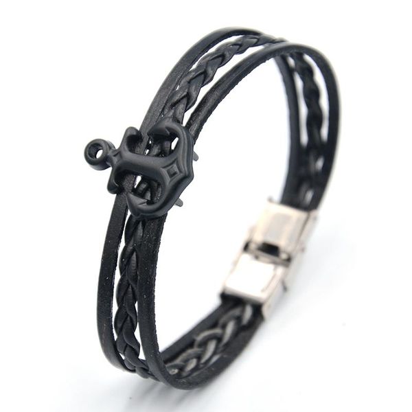 junwei men's leather braided bracelets black anchor chain stainless steel jewelry gifts for men junwei men's bbyfnp alice_bag
junwei men's leather braided bracelets black anchor chain stainless steel jewelry gifts for men junwei men's bbyfnp alice_bag