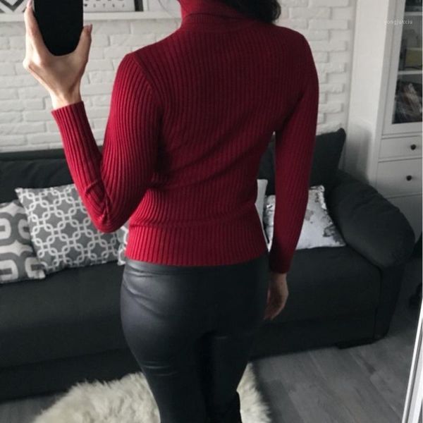 2020 fall/winter pullover women's knitted foldable turtleneck sweater casual rib pullover throat pull jacket women1, White;black
2020 fall/winter pullover women's knitted foldable turtleneck sweater casual rib pullover throat pull jacket women1, White;black
