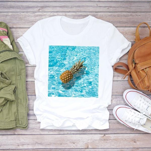 women fruit pineapple beach printing casual aesthetic lady print t-shirts t shirt ladies womenns graphic female tee t-shirt, White
women fruit pineapple beach printing casual aesthetic lady print t-shirts t shirt ladies womenns graphic female tee t-shirt, White