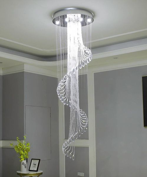 modern luxury large crystal chandelier k9 crystal stair spiral light fixtures creative led chandeliers lamp l villa
modern luxury large crystal chandelier k9 crystal stair spiral light fixtures creative led chandeliers lamp l villa