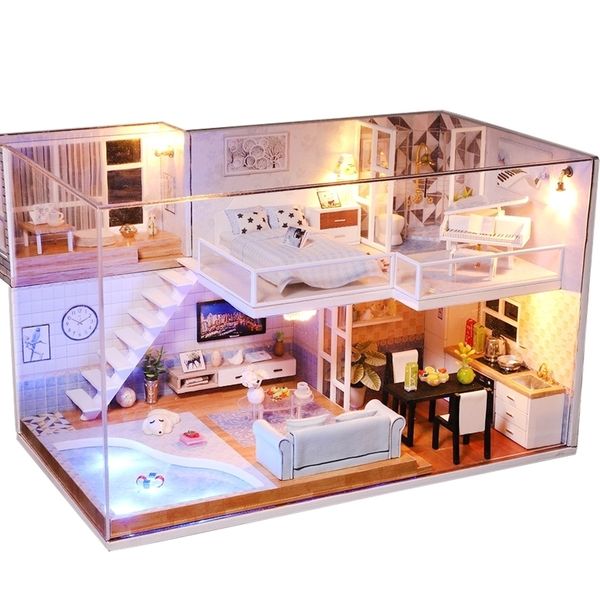 handmade miniaturas wooden diy doll house miniature dollhouse furniture handcraft model kits box puzzle toys for children gift y200413
handmade miniaturas wooden diy doll house miniature dollhouse furniture handcraft model kits box puzzle toys for children gift y200413