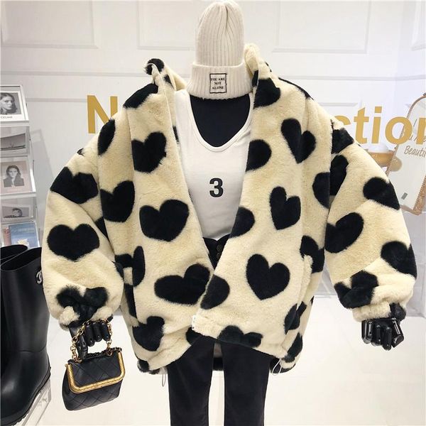 loving thickening downy cardigan coat women's 2021 new loose imitation lamb wool cotton coat, Black
loving thickening downy cardigan coat women's 2021 new loose imitation lamb wool cotton coat, Black