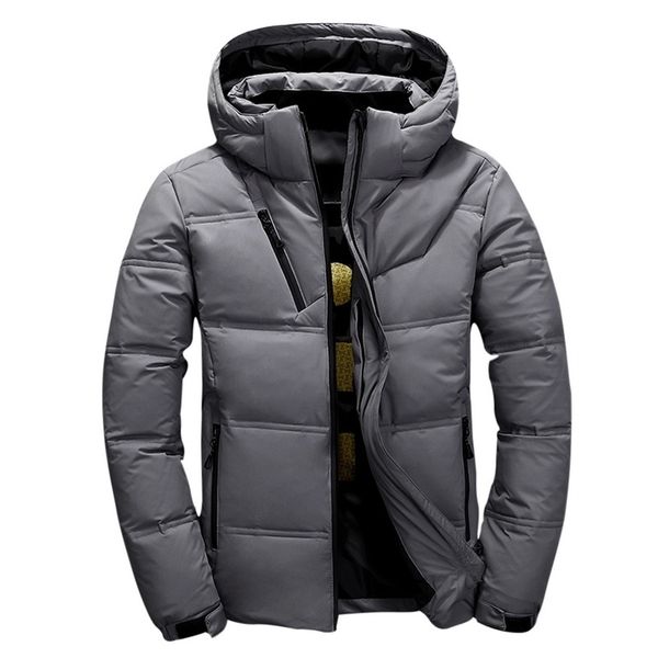 laamei winter new men down jacket men's brand hooded solid color wild parkas casual warm white down jacket male 201124, Black
laamei winter new men down jacket men's brand hooded solid color wild parkas casual warm white down jacket male 201124, Black