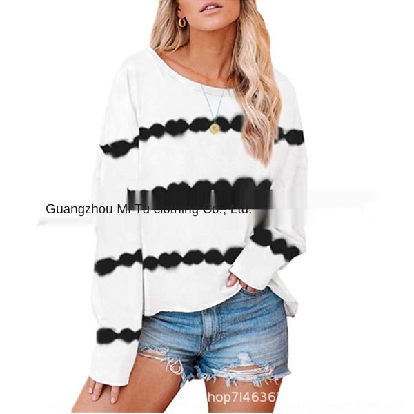 m1jml 2020 autumn and printed new tie-dyed striped long winter sleeve round sweater pullover neck loose pullover sweater for women ih6dj, Black
m1jml 2020 autumn and printed new tie-dyed striped long winter sleeve round sweater pullover neck loose pullover sweater for women ih6dj, Black
