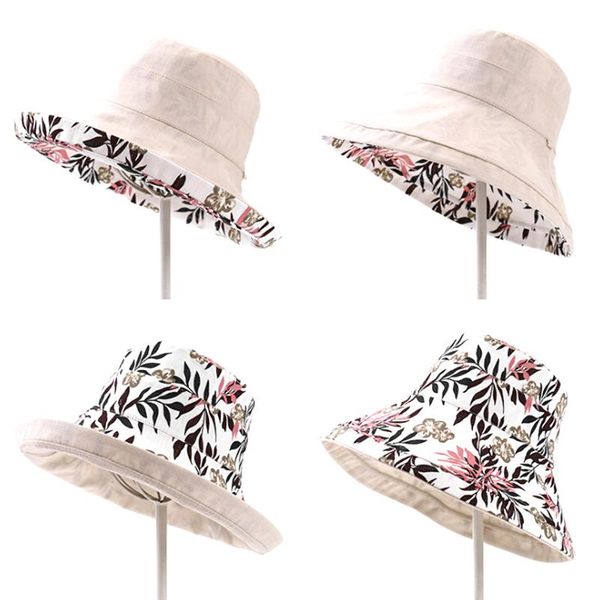 women korean folding sunhat large wide brim summer hats double sided flower bucket hat for women lady panama cap beach hat, Blue;gray
women korean folding sunhat large wide brim summer hats double sided flower bucket hat for women lady panama cap beach hat, Blue;gray