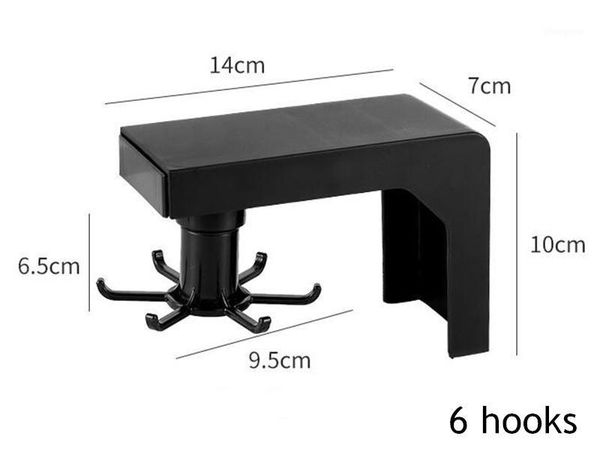 kitchen rotatable hook black punching multi-purpose wall rack sticky hook hanging spoon hanger 4/6 hooks type can choose1
kitchen rotatable hook black punching multi-purpose wall rack sticky hook hanging spoon hanger 4/6 hooks type can choose1