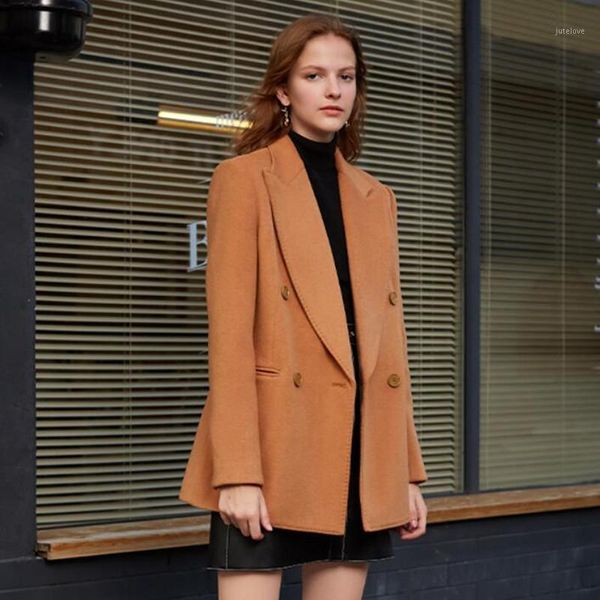 blazer jacket women classic double breasted runway luxury designer wool solid color suit jacket coat long sleeve autumn winter1, White;black
blazer jacket women classic double breasted runway luxury designer wool solid color suit jacket coat long sleeve autumn winter1, White;black